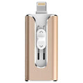 Pen Drive de Celular 4 em 1 - Multi Operacional eletronicos 066 AmploTech 8GB Dourado 